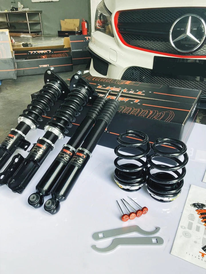TITAN SP-3 Coilover Suspension - Mercedes A/CLA/GLA Class W175/C117/X117/X156 - Motorious Performance