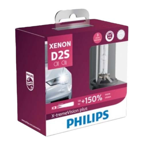 Philips X-tremeVision +150% Xenon Headlight Globe - D2S - PAIR