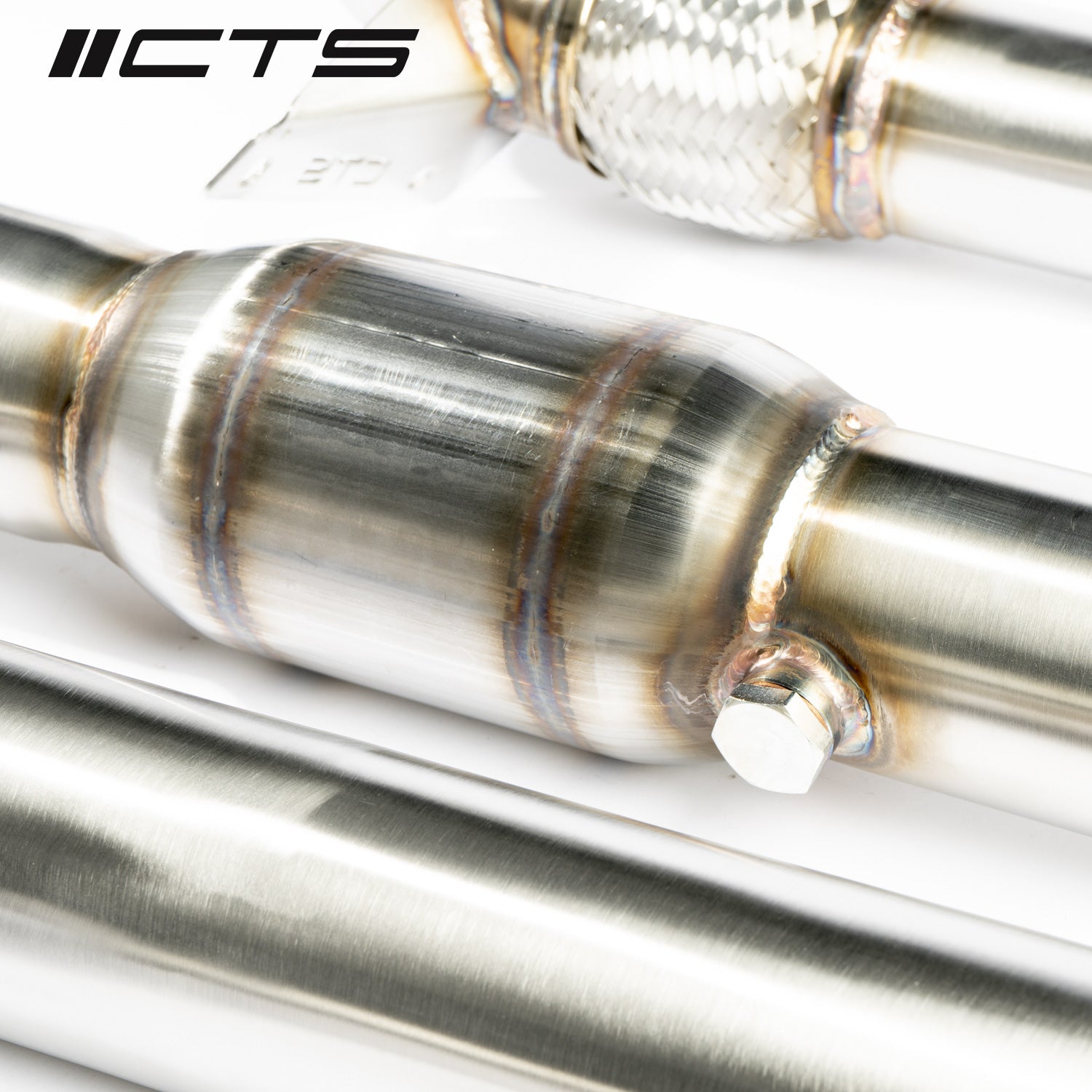 CTS High Flow Catted/Catless 3" Downpipe (AWD) - VW Golf R MK6 Audi S3 8P - Motorious Performance
