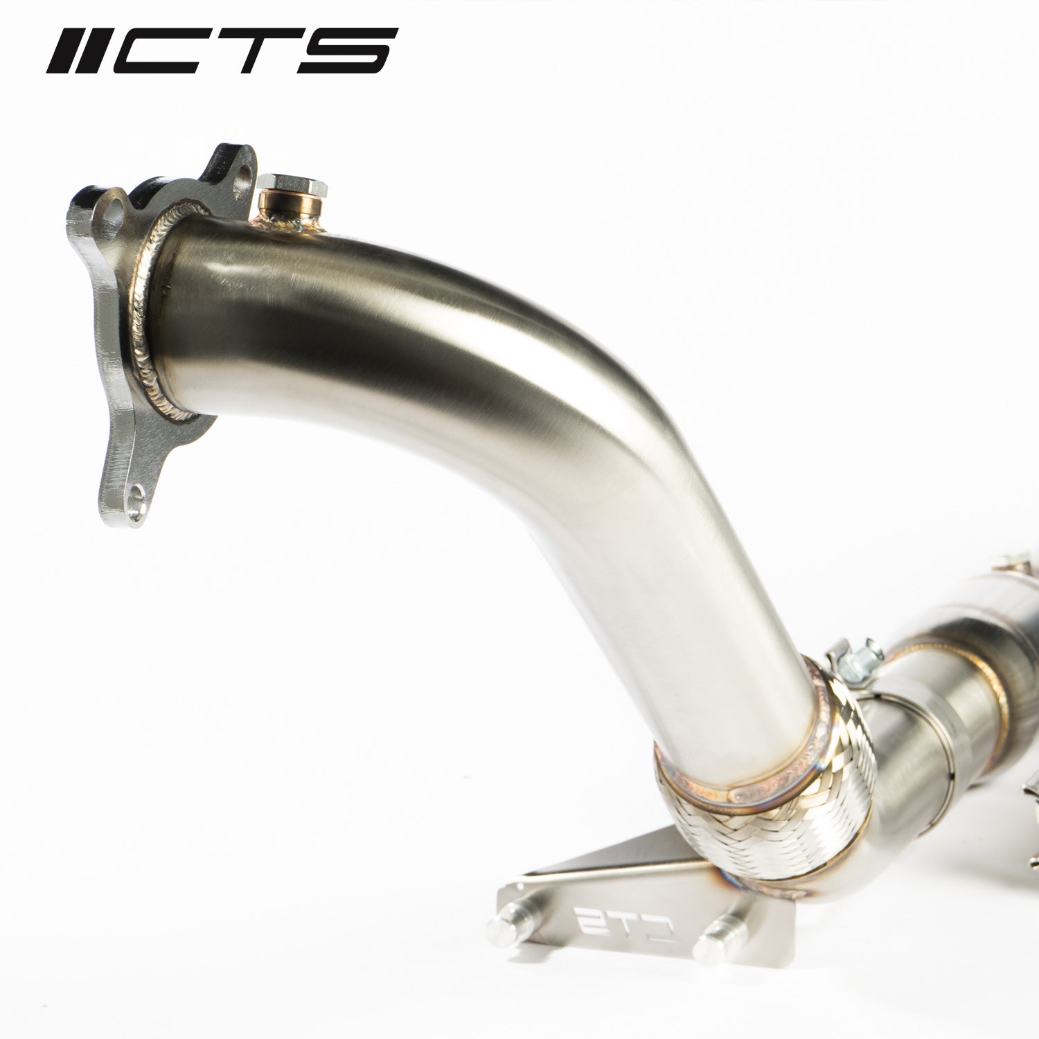 CTS High Flow Catted/Catless 3" Downpipe (AWD) - VW Golf R MK6 Audi S3 8P - Motorious Performance