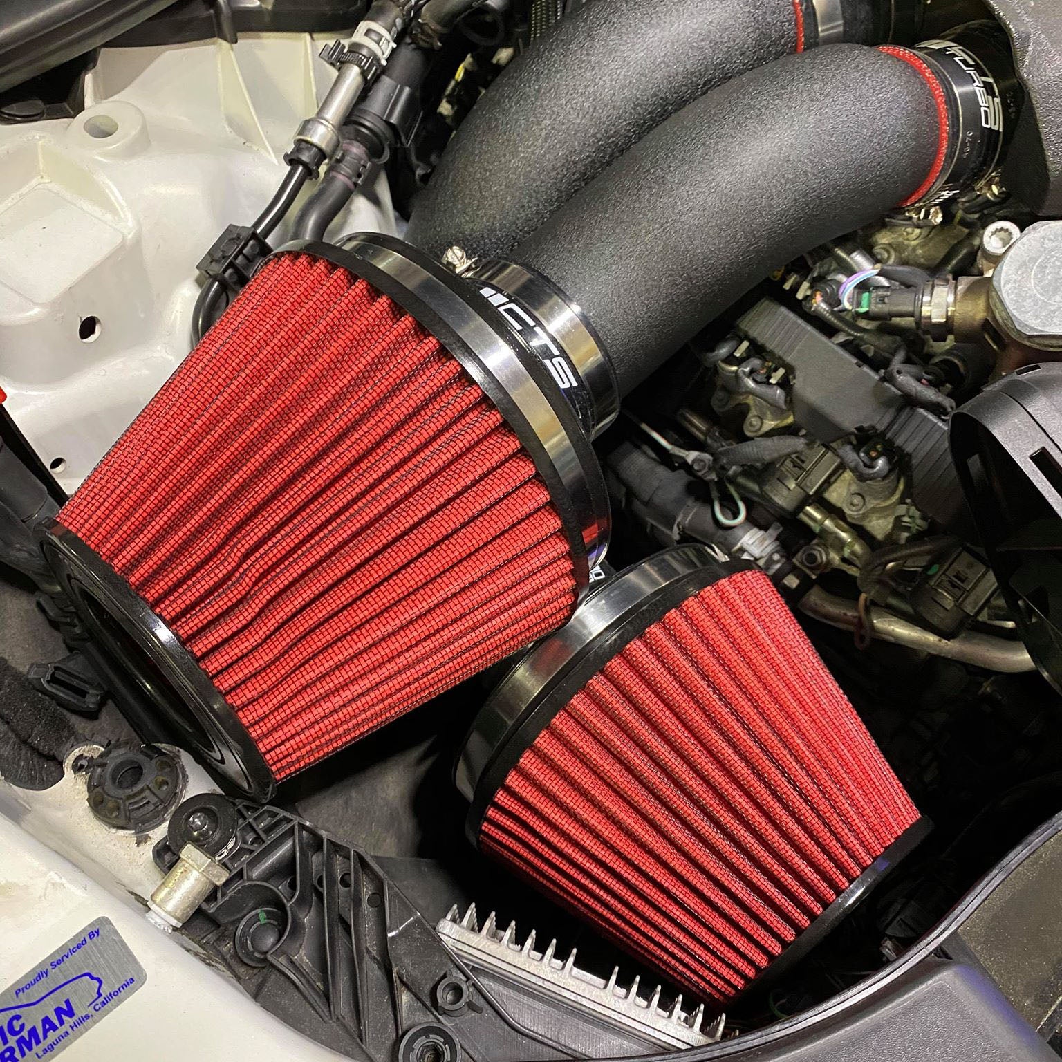 CTS Dual 3″ Intake kit - Audi C7 RS6 RS7 S6 S7 - Motorious Performance