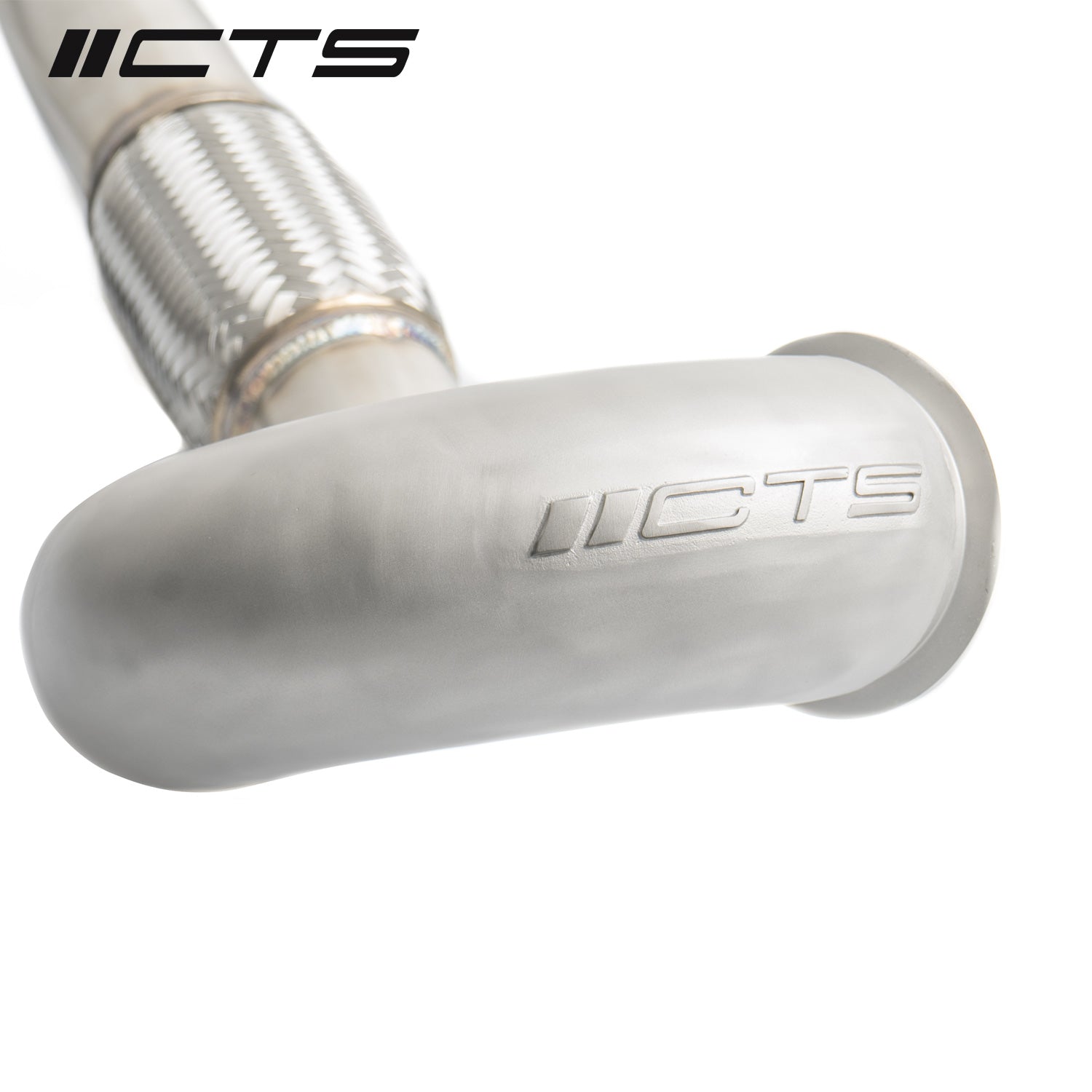 CTS High Flow Catted 3.5" Downpipe (FWD) - VW Golf GTI MK7/7.5 - Motorious Performance