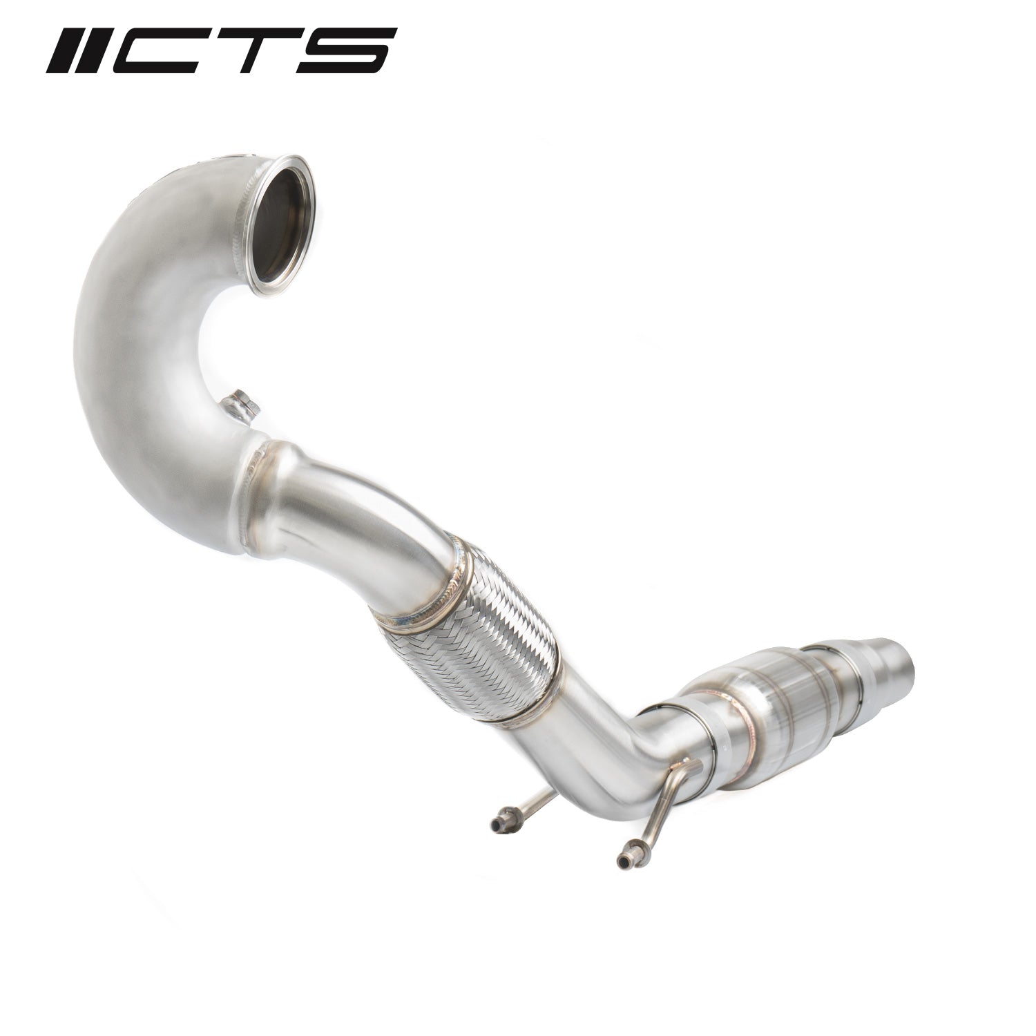 CTS High Flow Catted 3.5" Downpipe (FWD) - VW Golf GTI MK7/7.5 - Motorious Performance