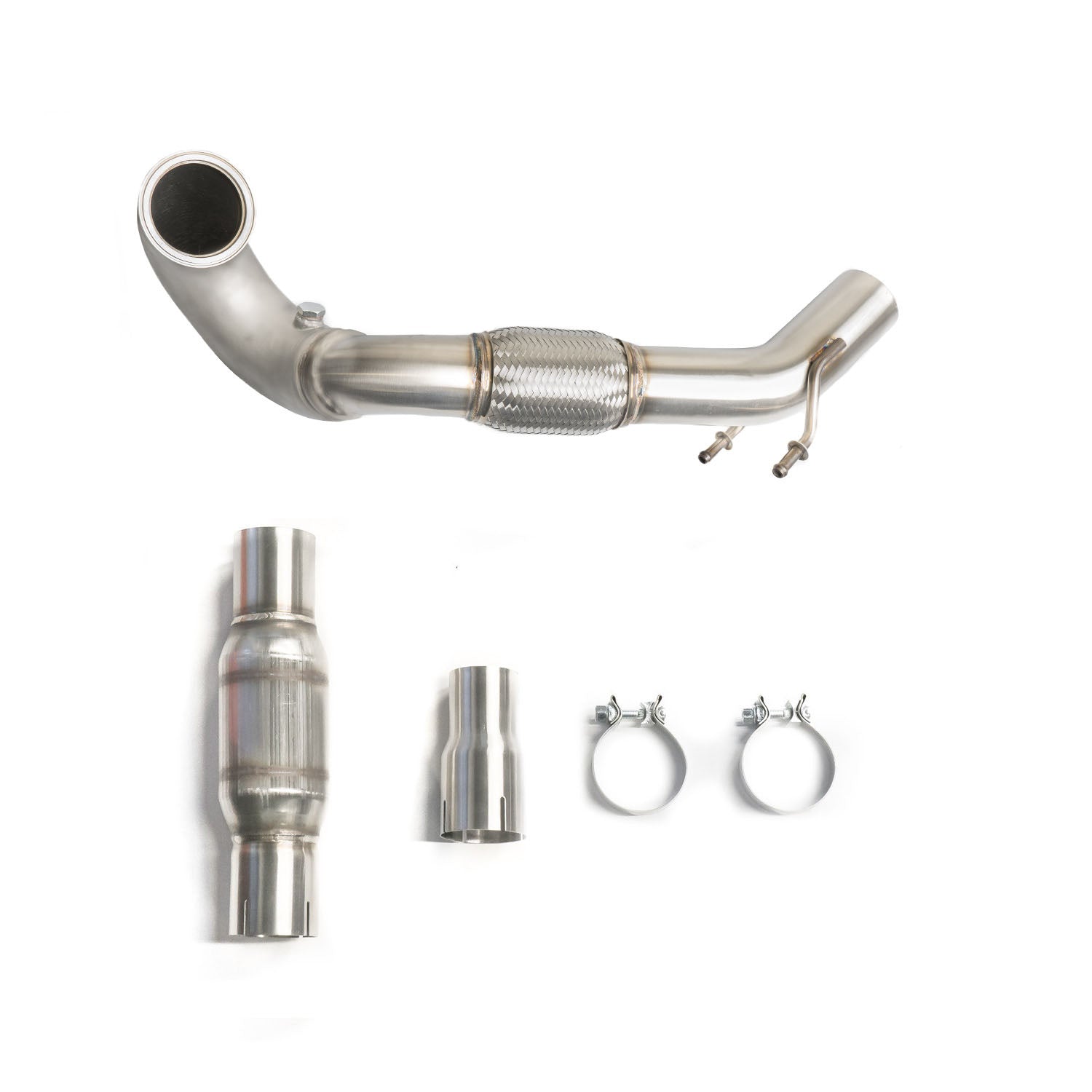 CTS High Flow Catted 3.5" Downpipe (FWD) - VW Golf GTI MK7/7.5 - Motorious Performance