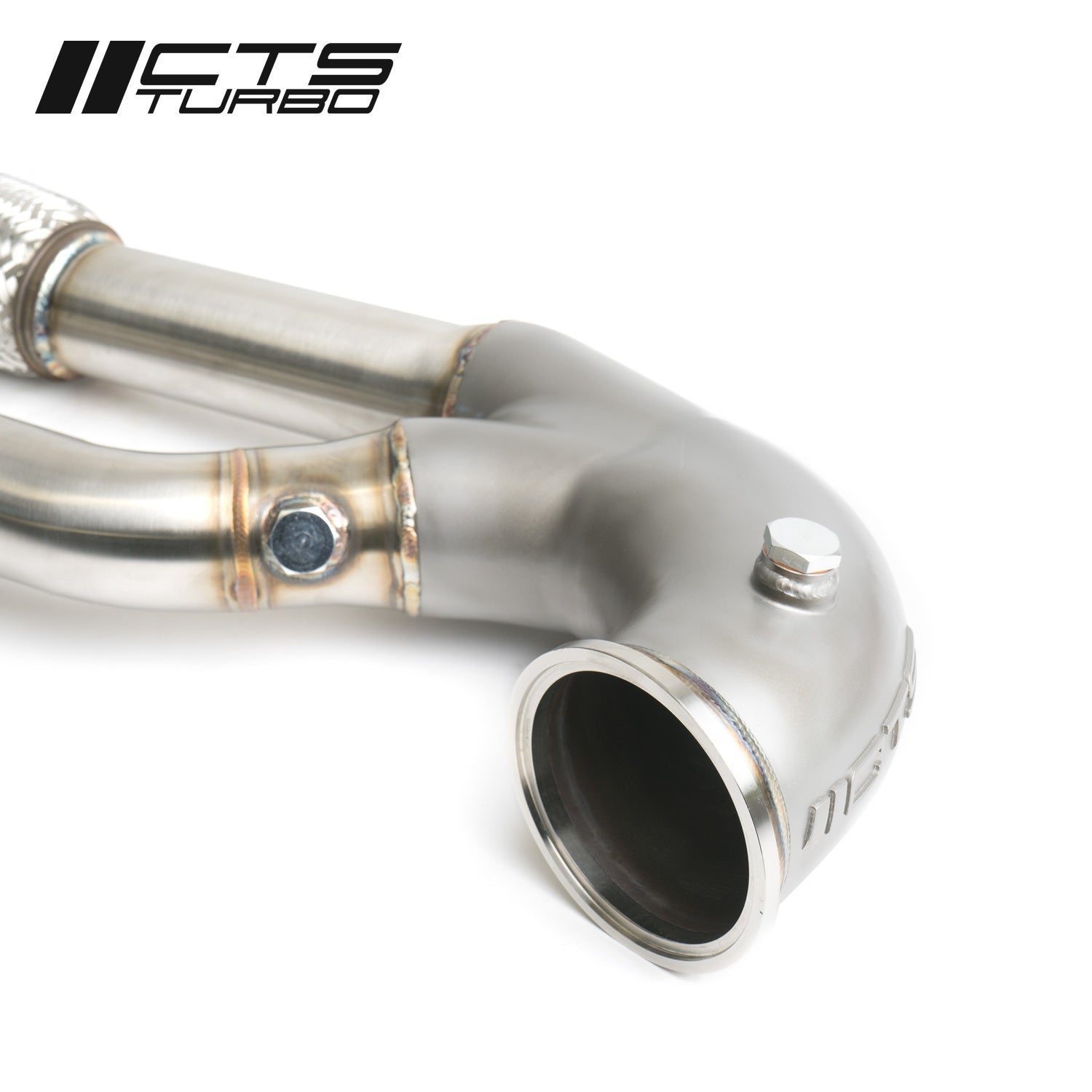 CTS High Flow Catless 4" Downpipe -  Audi 8.5V/8Y RS3 8V RS3, 8S TTRS - Motorious Performance