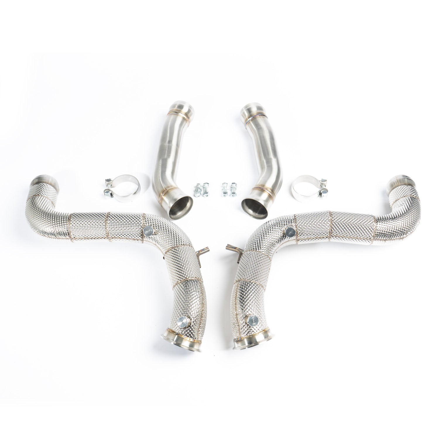 CTS High Flow Catless Downpipe - Mercedes C63S AMG A205/C205/S205/W205 - Motorious Performance