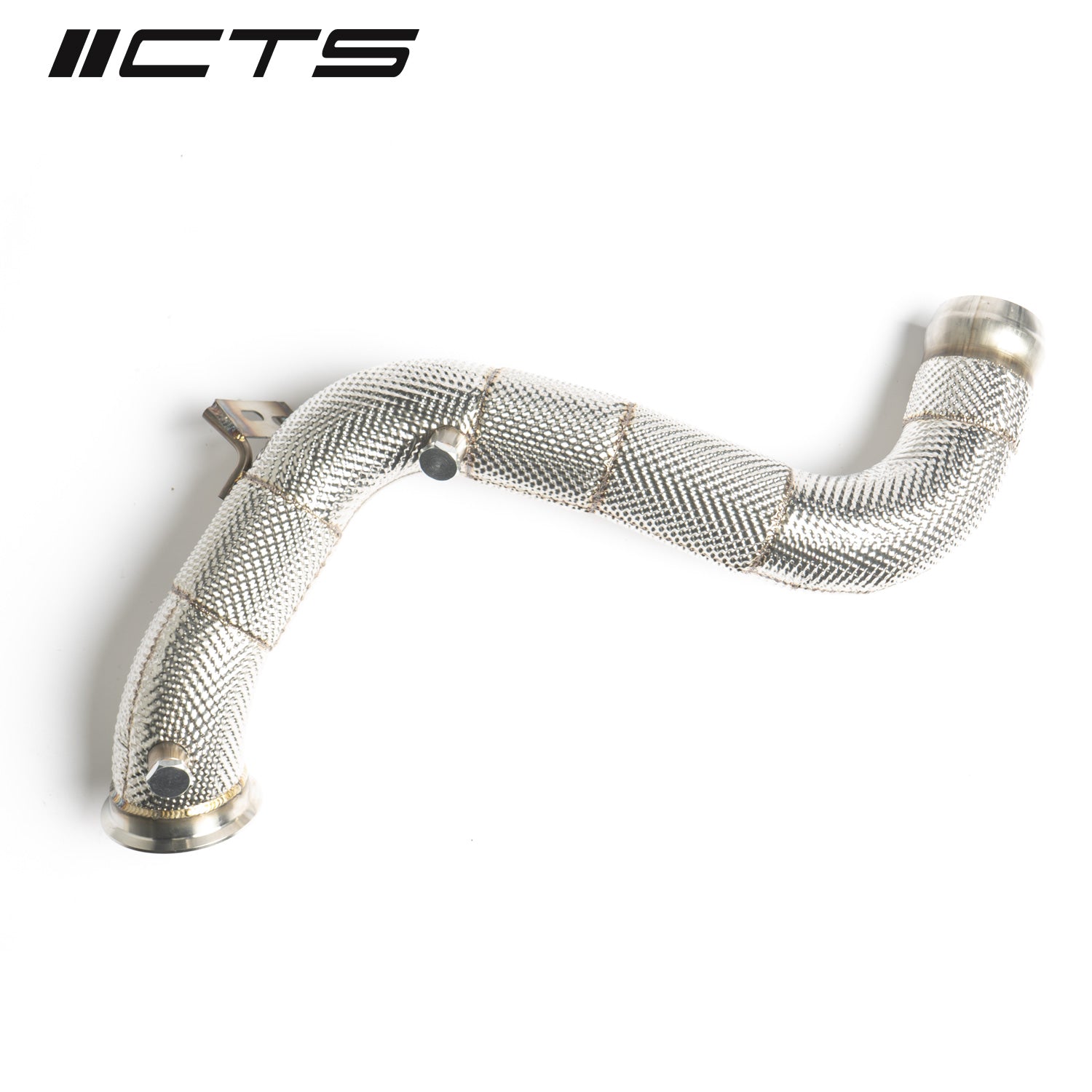 CTS High Flow Catless Downpipe - Mercedes C63S AMG A205/C205/S205/W205 - Motorious Performance