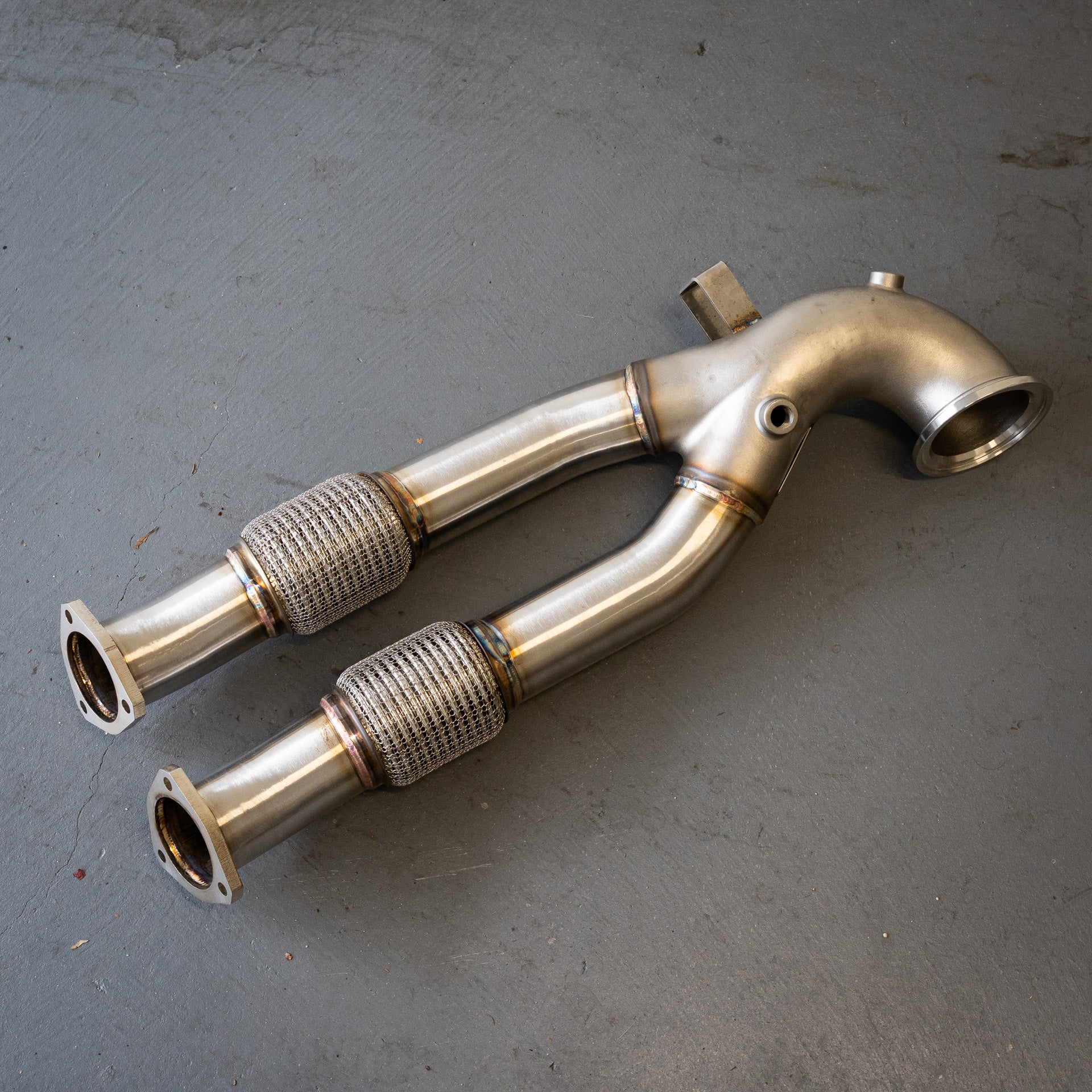 Motorious Performance Catless 3.5" Downpipe - Audi 8.5V/8Y RS3 8V RS3, 8S TTRS