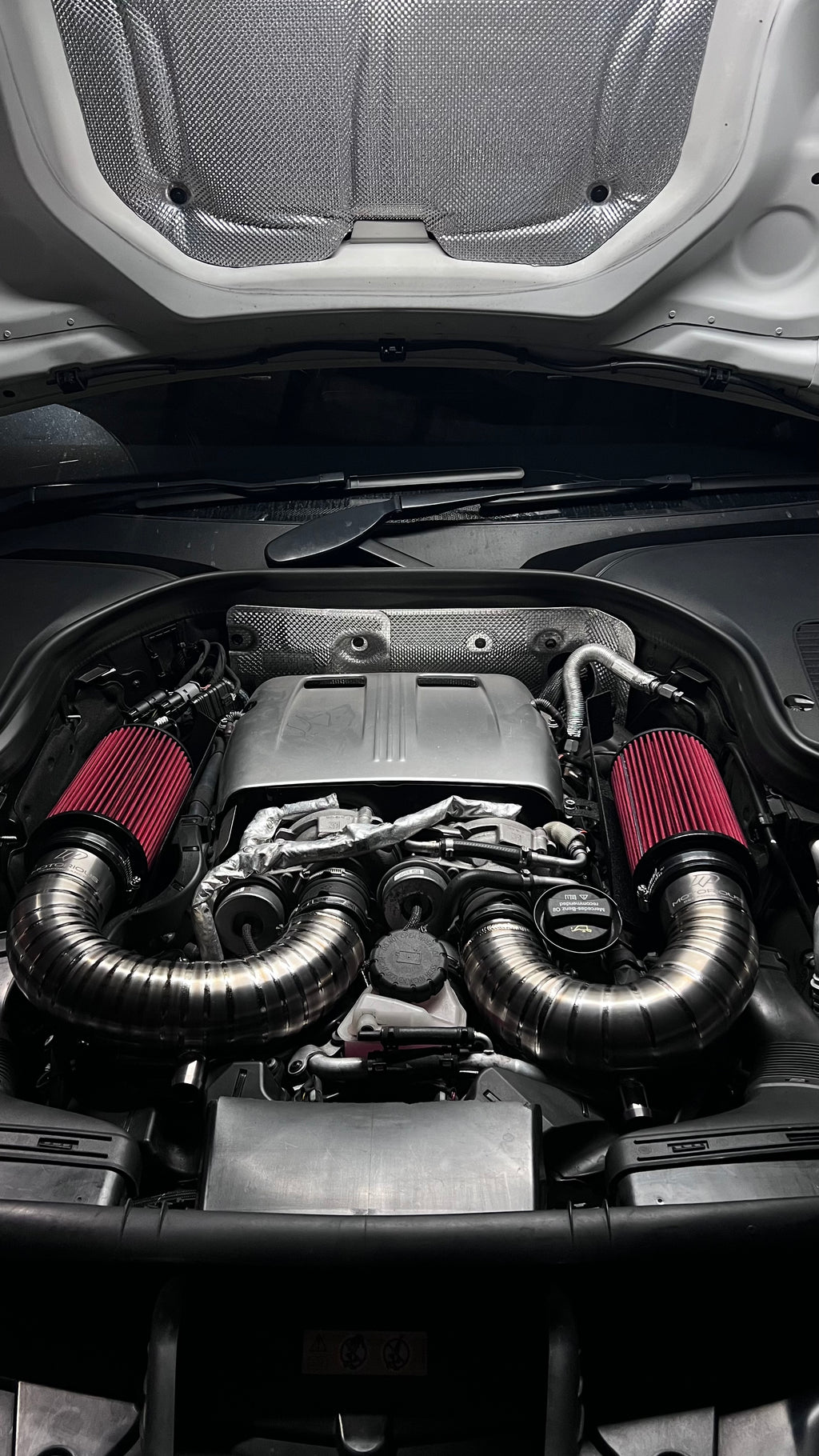 Motorious Performance Titanium Intake Kit - Mercedes C63S GLC63S AMG M177 - Motorious Performance