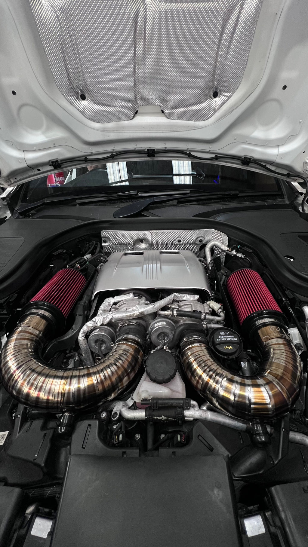 Motorious Performance Titanium Intake Kit - Mercedes C63S AMG A205/C205/S205/W205 - Motorious Performance