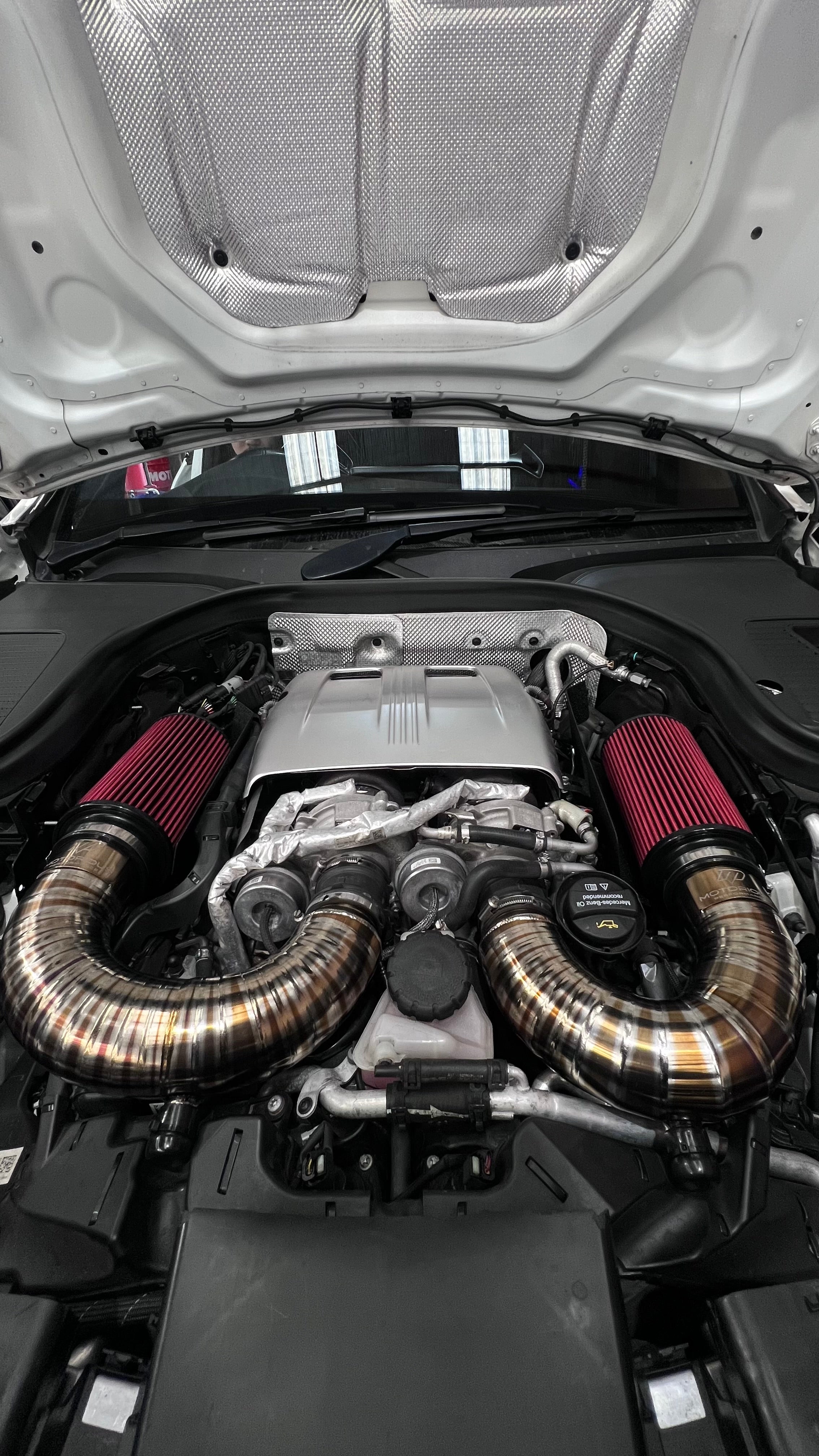 Motorious Performance Titanium Intake Kit - Mercedes C63S AMG A205/C205/S205/W205 - Motorious Performance