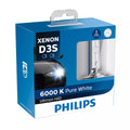 Philips Ultinon Pure White Xenon Headlight Globe - D3S - PAIR - Motorious Performance