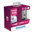 Philips X-tremeVision +150% Xenon Headlight Globe - D3S - PAIR - Motorious Performance