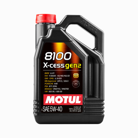 MOTUL 8100 X-cess Gen2 Engine Oil - 5W40