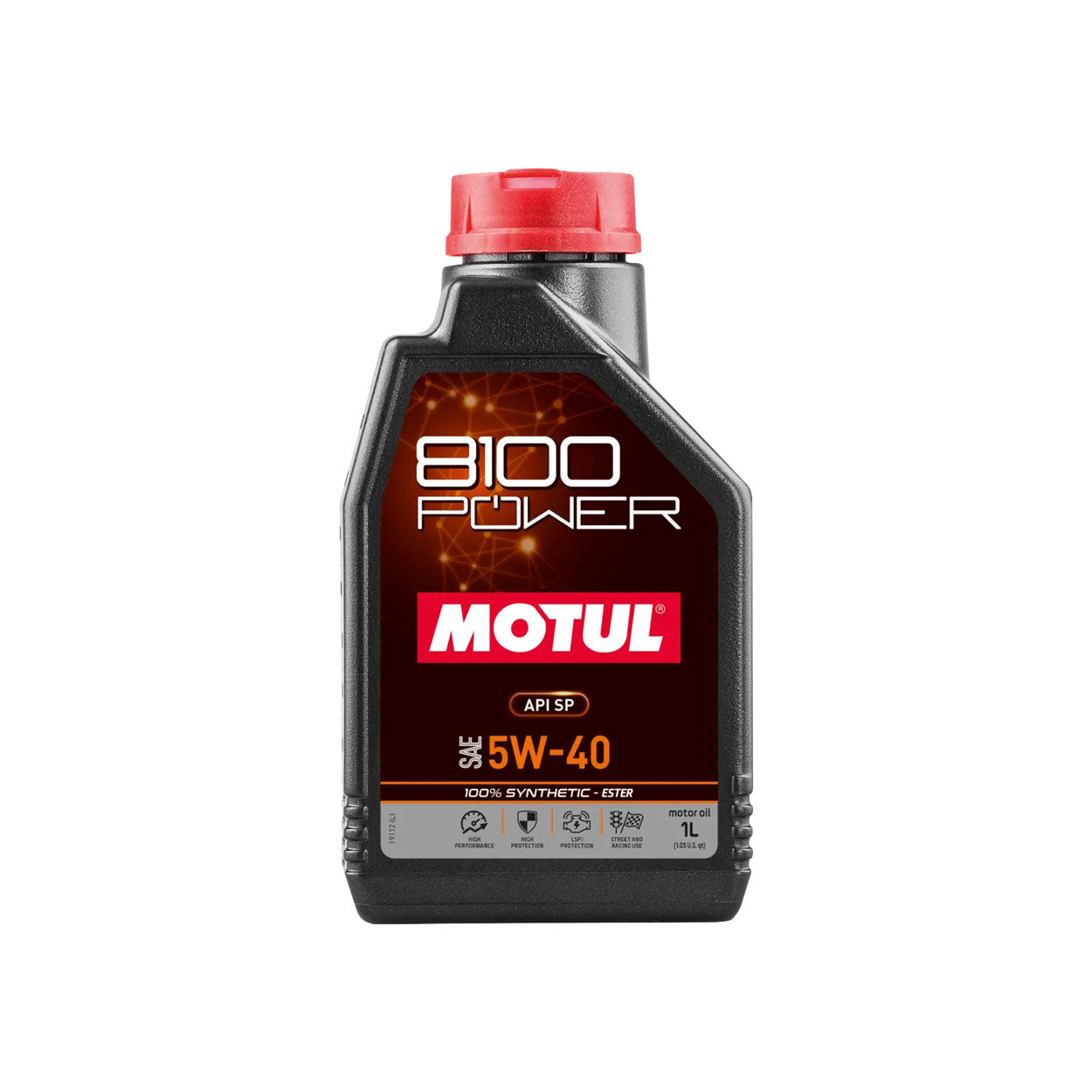 MOTUL 8100 Power Ester Engine Oil - 5W40 - 1L - Motorious Performance