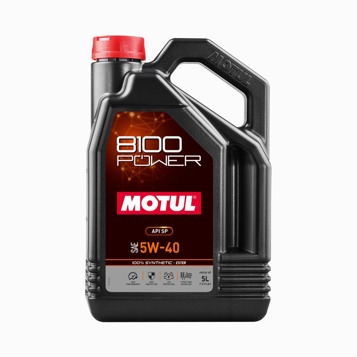 MOTUL 8100 Power Ester Engine Oil - 5W40 - 5L