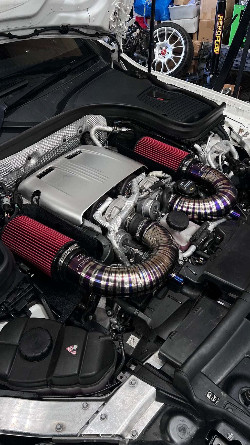 Motorious Performance Titanium Intake Kit - Mercedes C63S AMG A205/C205/S205/W205 - Motorious Performance