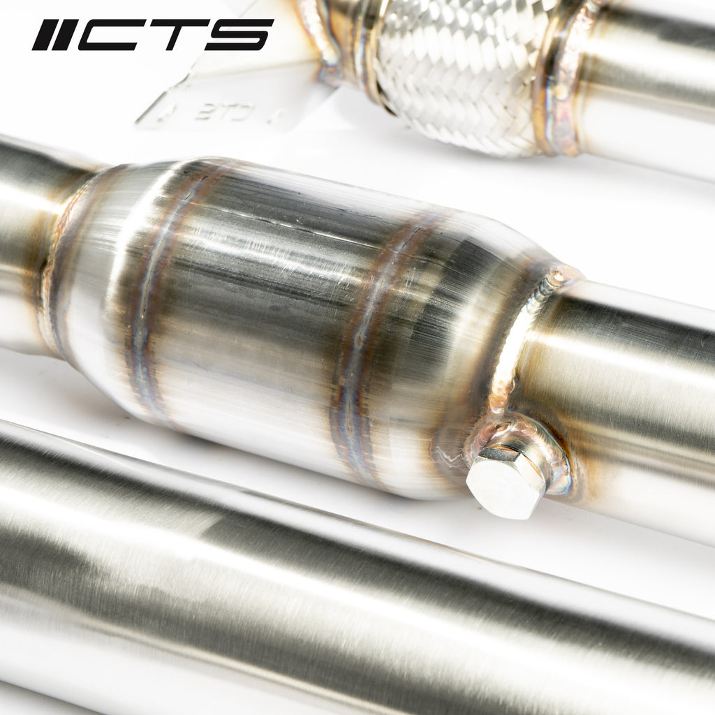 CTS High Flow Catted/Catless 3" Downpipe (AWD) - VW Golf R MK6 Audi S3 8P - Motorious Performance