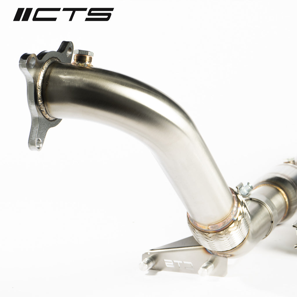 CTS High Flow Catted/Catless 3" Downpipe (AWD) - VW Golf R MK6 Audi S3 8P - Motorious Performance