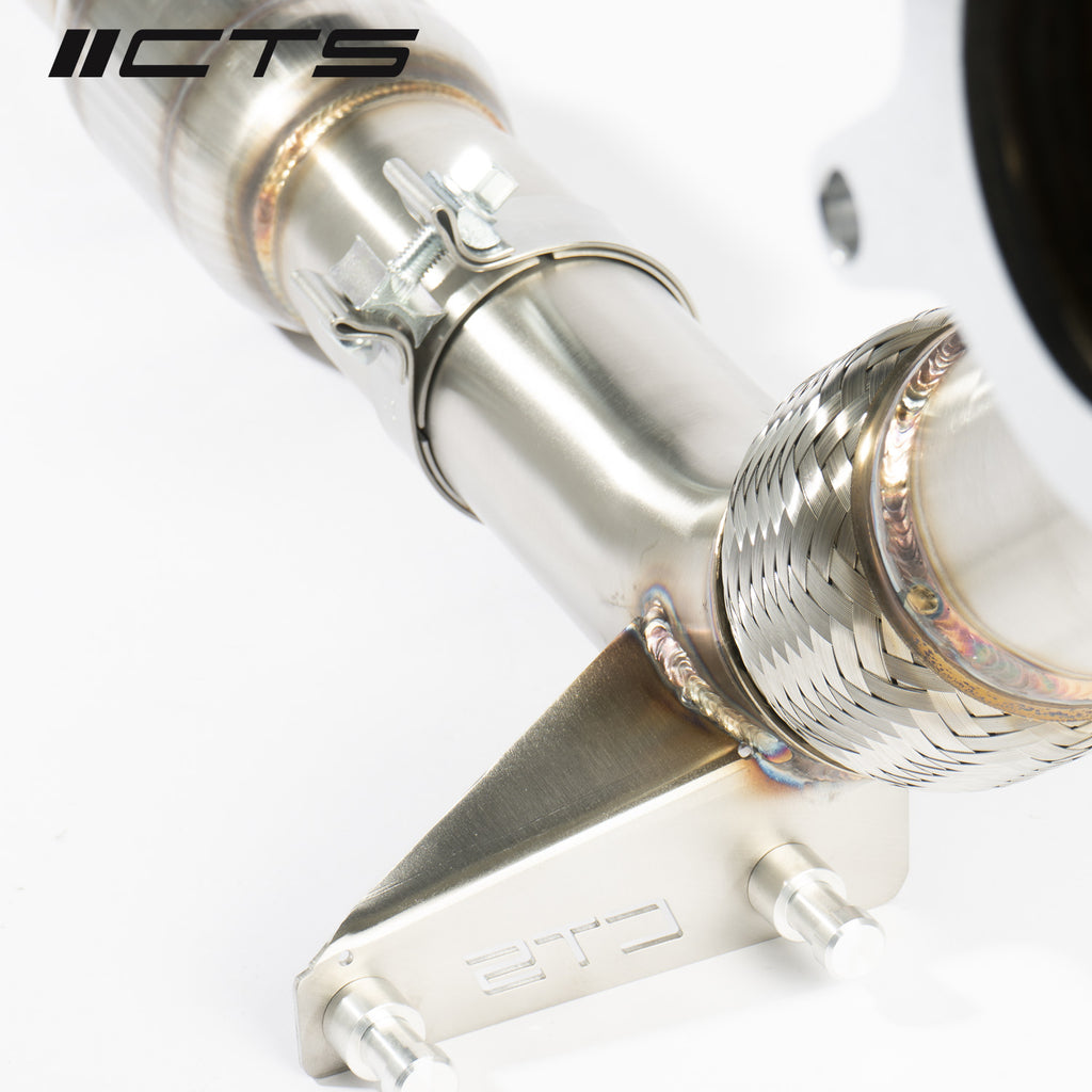 CTS High Flow Catted/Catless 3" Downpipe (AWD) - VW Golf R MK6 Audi S3 8P - Motorious Performance