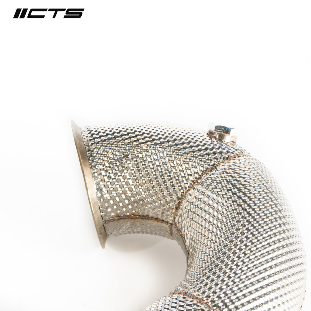 CTS High Flow Catless 3.5" Downpipe - Mercedes A45/CLA45/GLA45 AMG M133 - Motorious Performance