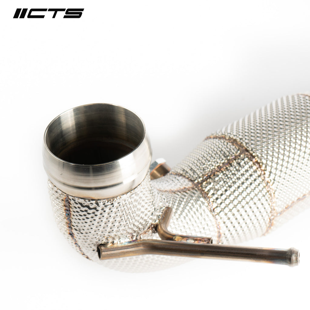 CTS High Flow Catless 3.5" Downpipe - Mercedes A45/CLA45/GLA45 AMG M133 - Motorious Performance