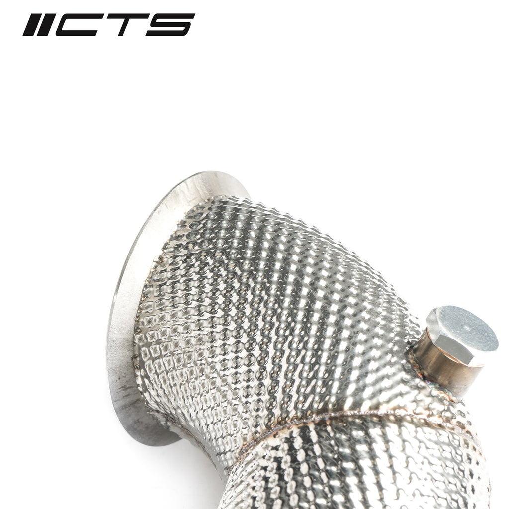 CTS High Flow Catless 3.5" Downpipe - Mercedes A45/CLA45/GLA45 AMG M133 - Motorious Performance