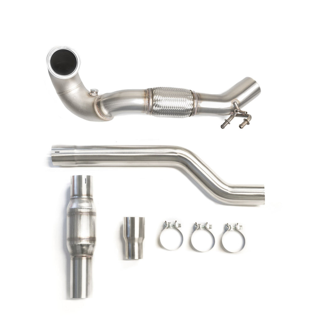 CTS High Flow Catted 3.5" Downpipe (AWD) - VW Golf R MK7/7.5 Audi S3 8V - Motorious Performance