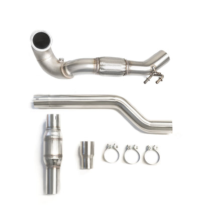 CTS High Flow Catted 3.5" Downpipe (AWD) - VW Golf R MK7/7.5 Audi S3 8V