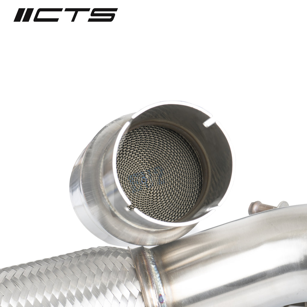 CTS High Flow Catted 3.5" Downpipe (AWD) - VW Golf R MK7/7.5 Audi S3 8V - Motorious Performance