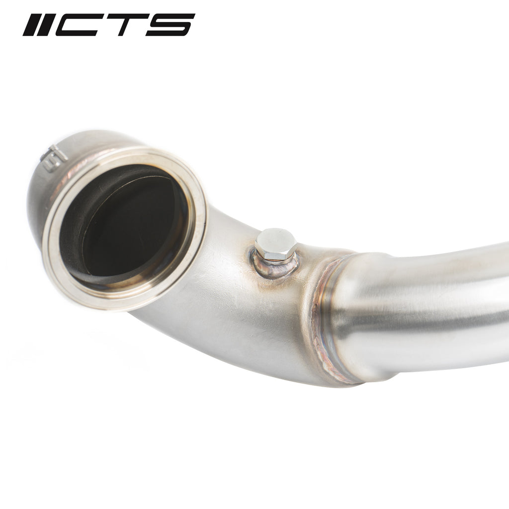 CTS High Flow Catted 3.5" Downpipe (AWD) - VW Golf R MK7/7.5 Audi S3 8V - Motorious Performance