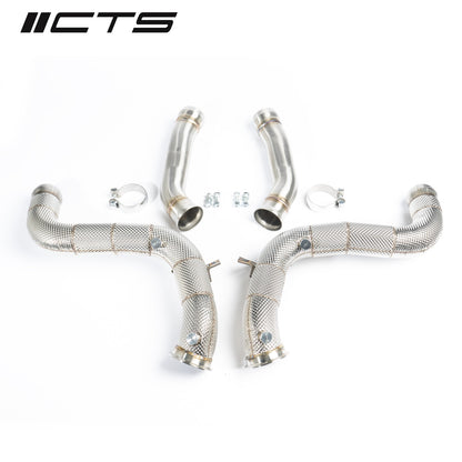 CTS High Flow Catless Downpipe - Mercedes C63S AMG A205/C205/S205/W205