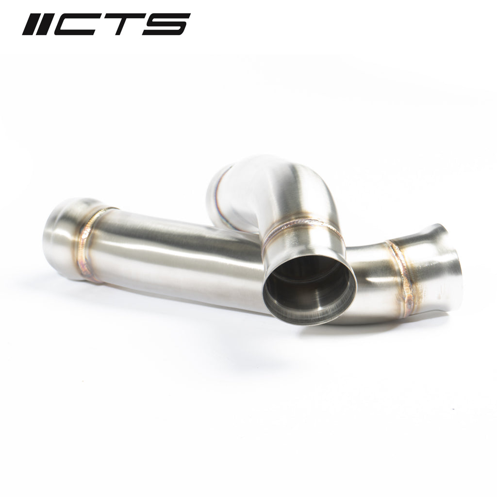 CTS High Flow Catted Downpipe - Mercedes C63S AMG A205/C205/S205/W205 - Motorious Performance