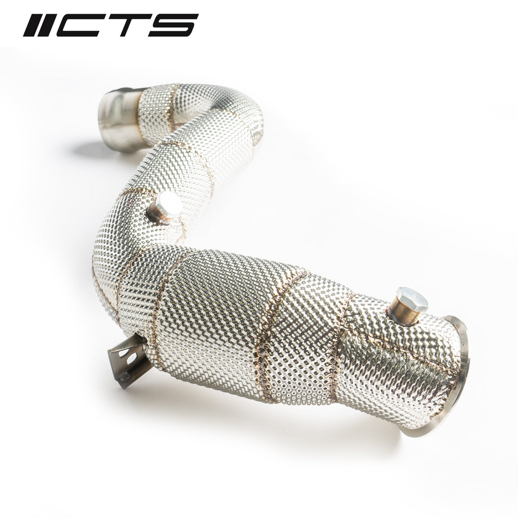 CTS High Flow Catted Downpipe - Mercedes C63S AMG A205/C205/S205/W205 - Motorious Performance