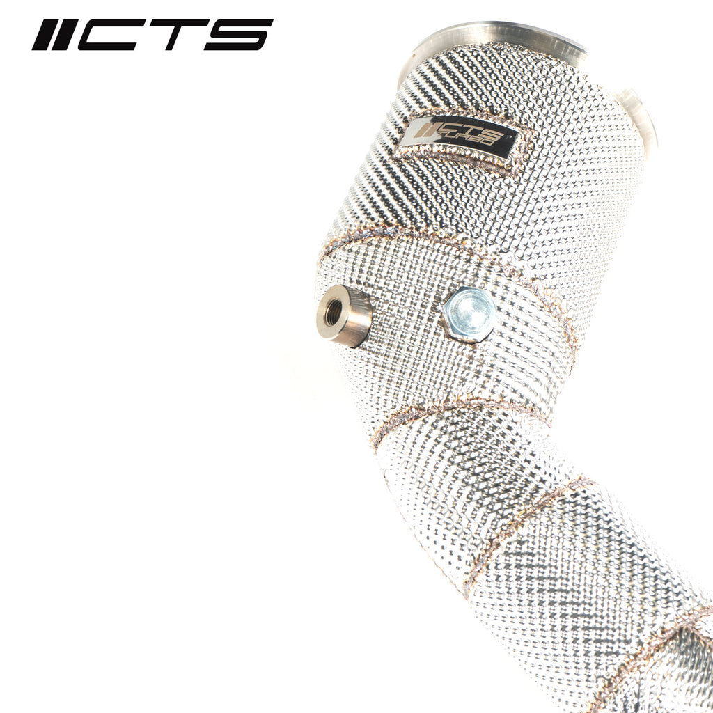 CTS High Flow Catless Downpipe - Audi RS6/RS7 C8 - Motorious Performance