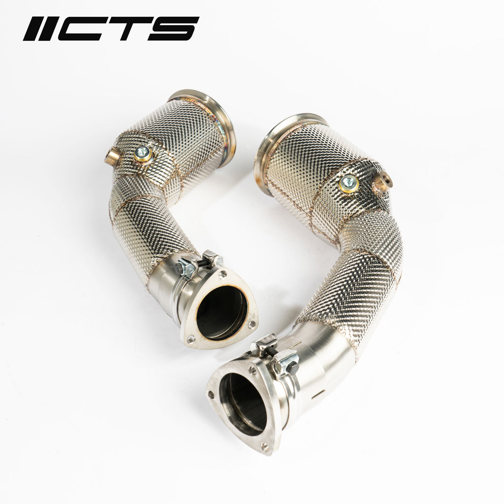 CTS High Flow Catted Downpipe - Audi RS6/RS7 C8 - Motorious Performance