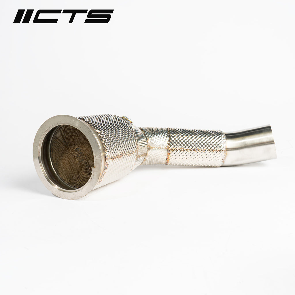 CTS High Flow Catted Downpipe - Audi RS6/RS7 C8 - Motorious Performance