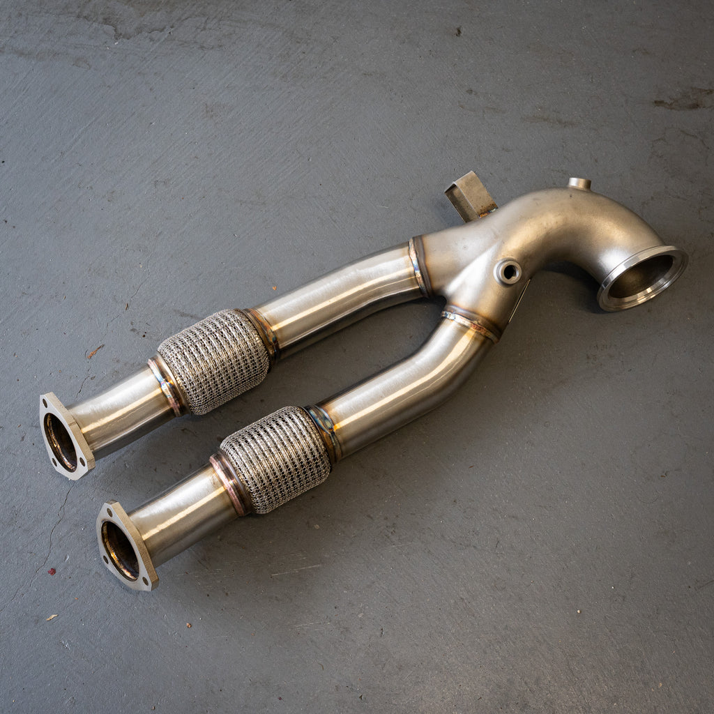 Motorious Performance Catless 3.5" Downpipe -  Audi 8.5V/8Y RS3 8V RS3, 8S TTRS