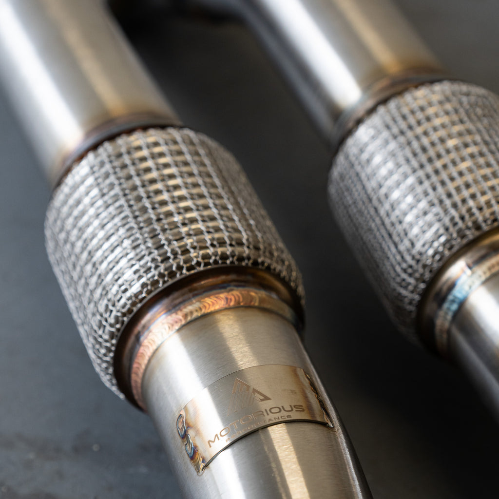 Motorious Performance Catless 3.5" Downpipe -  Audi 8.5V/8Y RS3 8V RS3, 8S TTRS