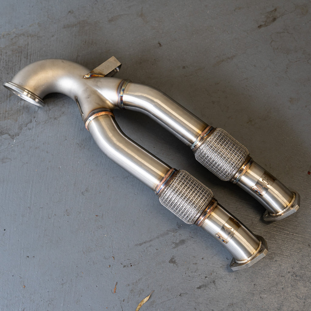 Motorious Performance Catless 3.5" Downpipe -  Audi 8.5V/8Y RS3 8V RS3, 8S TTRS