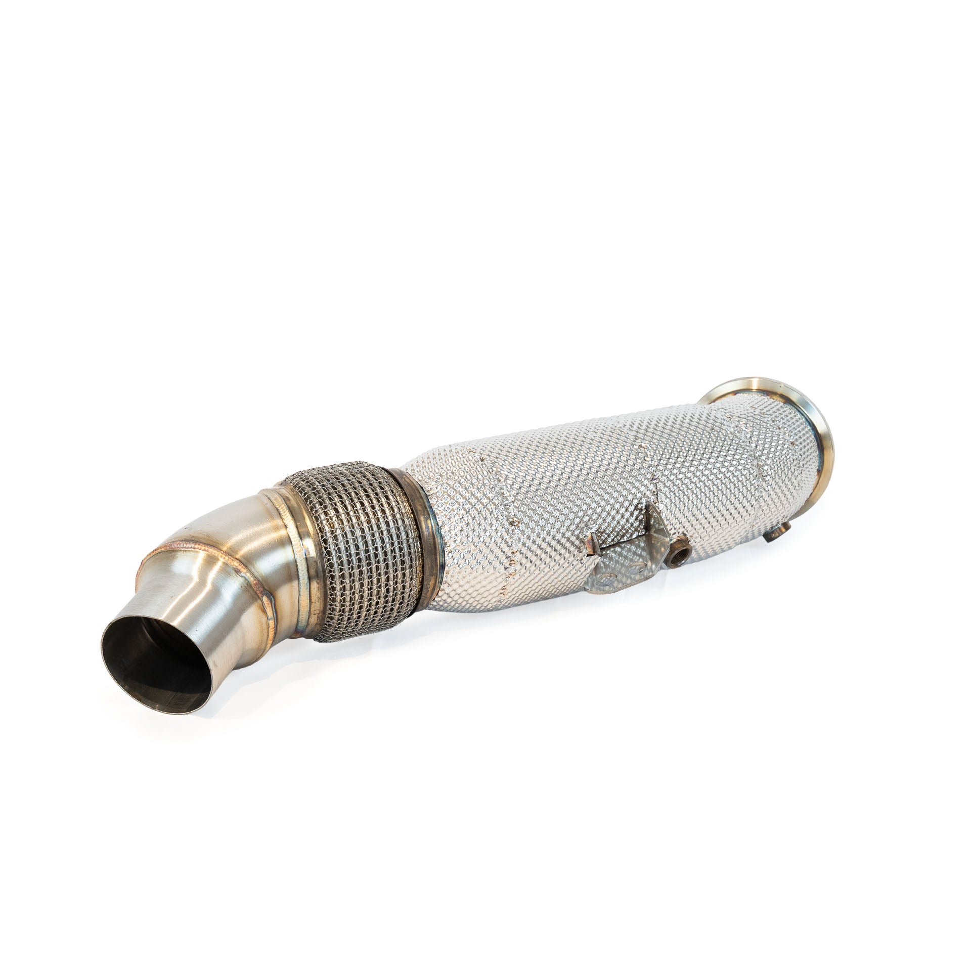 Motorious Performance Catless 5" Downpipe W/Heatshield - BMW B58 M140/240i/340i/M340 F30/G30/F20 -Toyota supra A90 - Motorious Performance