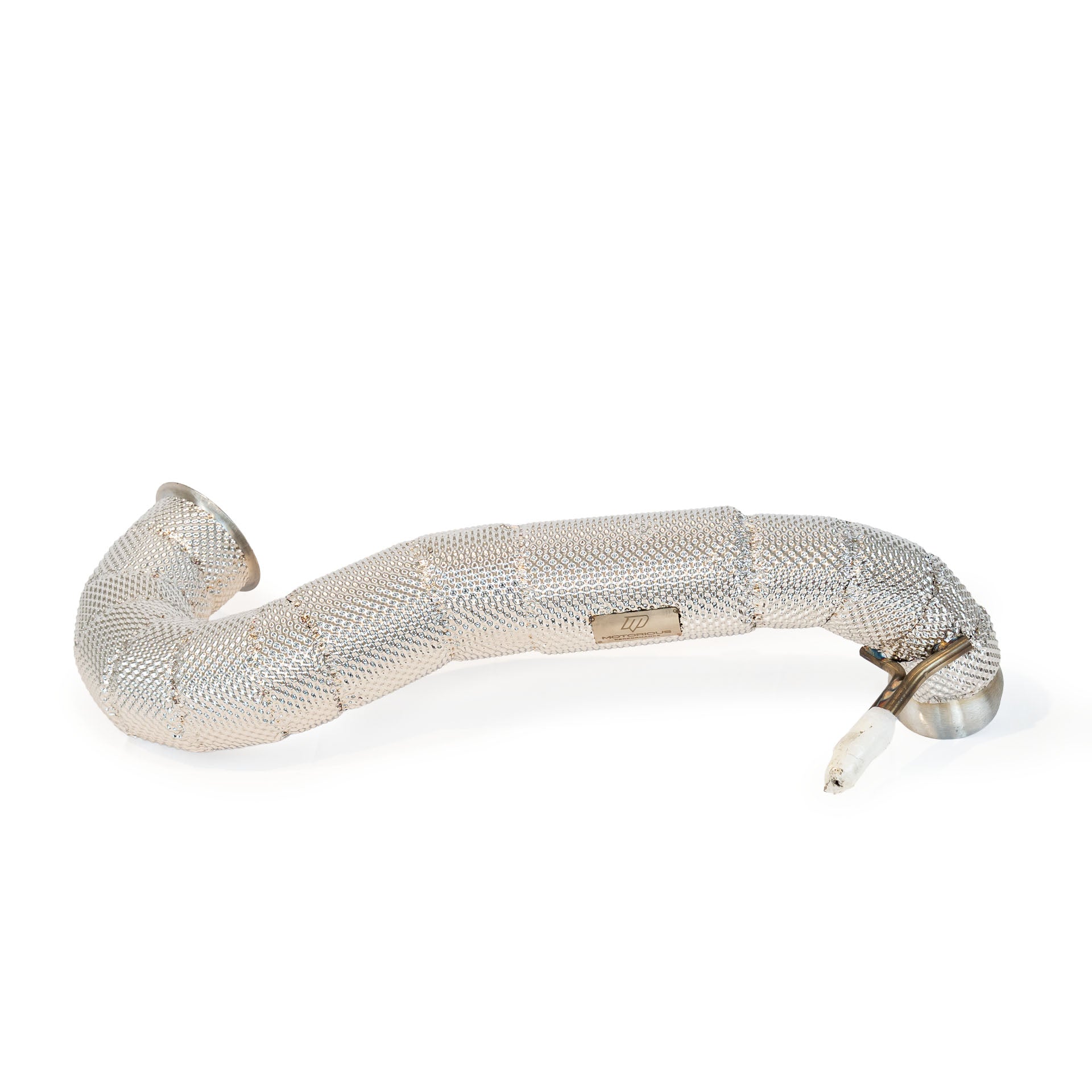 Motorious Performance Catless 3.5" Downpipe W/Heatshield -  Mercedes A45/CLA45/GLA45 AMG M133 - Motorious Performance