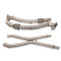 Motorious Performance Catless 3" Downpipe W/Heatshield - Audi RS6/RS7/S6/S7 C7 4.0 TFSI