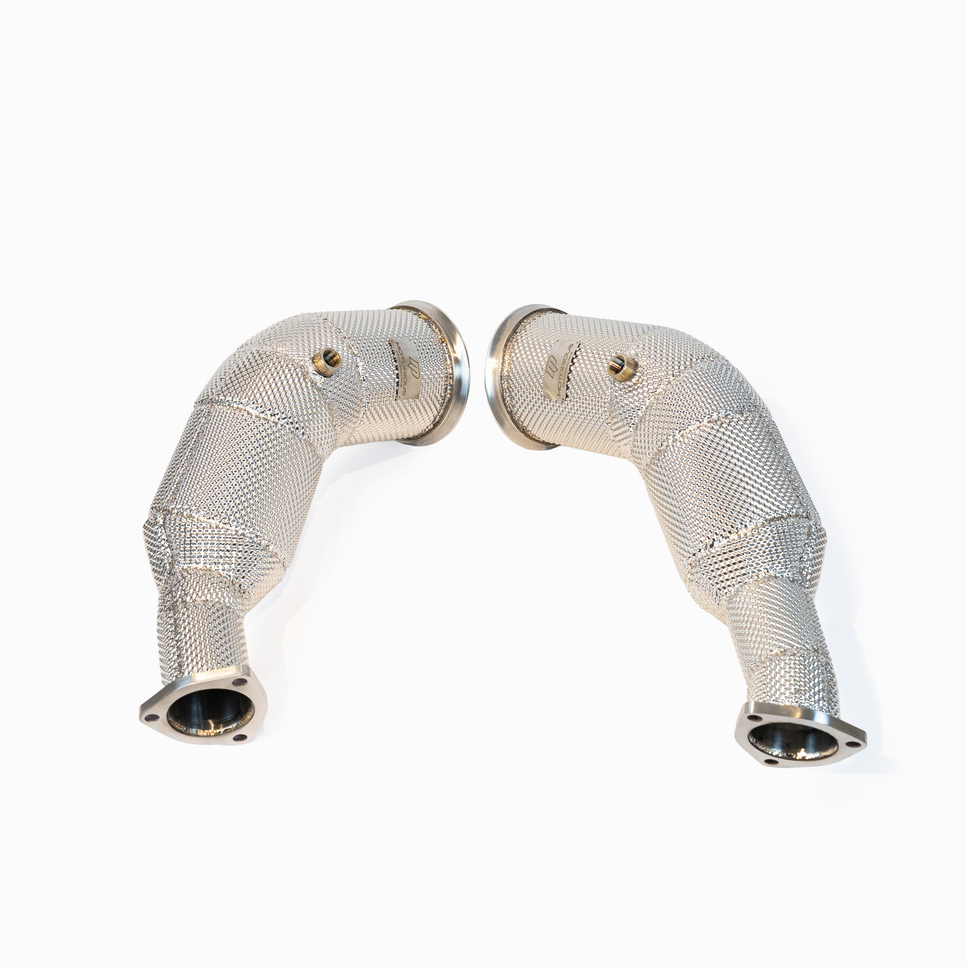 Motorious Performance Catted Downpipe W/Heatshield - Audi RS6/RS7 C8 - Motorious Performance