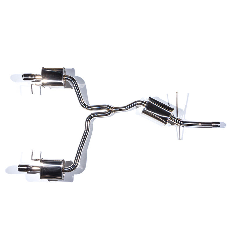 CTS Dual Catback Exhaust System - Audi A4 B8 2.0T (Sedan/Wagon) - Motorious Performance
