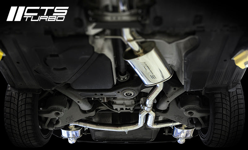 CTS Dual Catback Exhaust System - Audi A4 B8 2.0T (Sedan/Wagon) - Motorious Performance