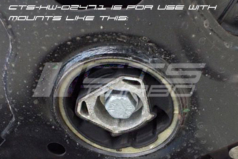 CTS Billet Torque Arm Insert (TYPE 1) - Audi 8V S3/TT/TTS & Volkswagen Golf MK7 MK8 GTI/R - Motorious Performance