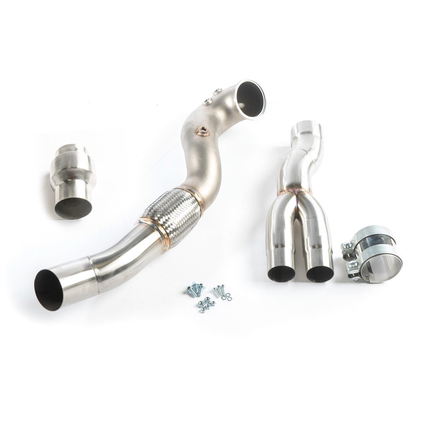 CTS High Flow Catted 3.5" Downpipe -  Audi 8.5V/8Y RS3 8S TTRS 2.5T EVO - Motorious Performance