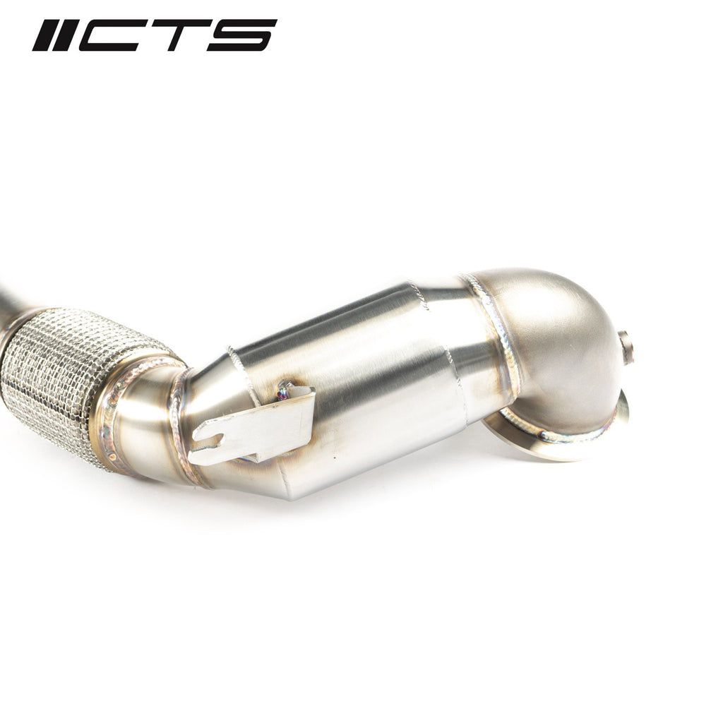 CTS High Flow Catted 3.5" Downpipe (AWD) - VW Golf R MK8 Audi S3 8Y